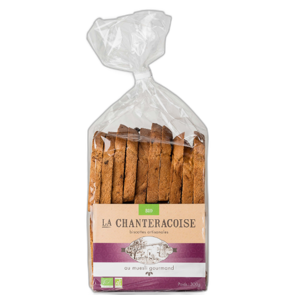Biscottes bio muesli gourmand - 300 g