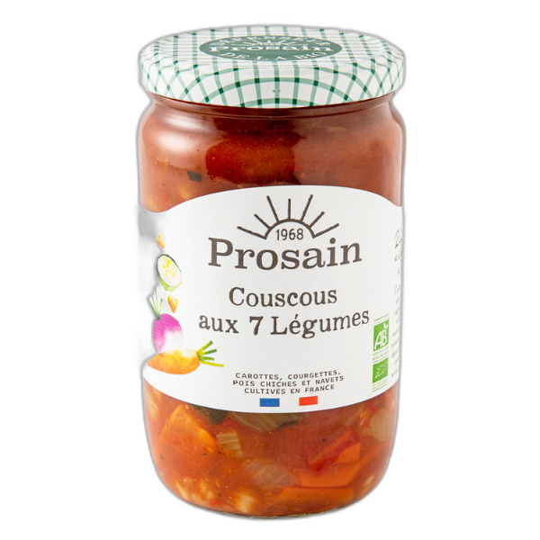 Couscous 7 légumes bio (préparation sans semoule) - format familial - 1 kg