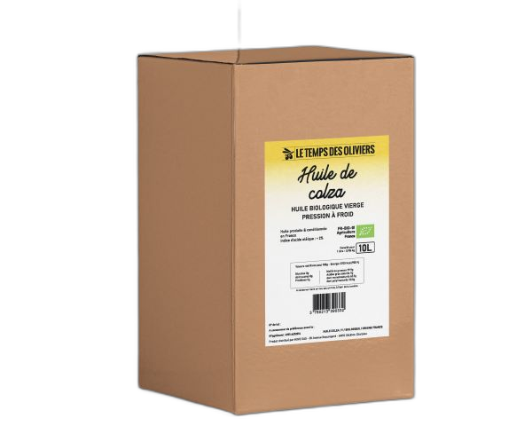 Huile vierge de colza bio Vrac (origine France) - 1 L