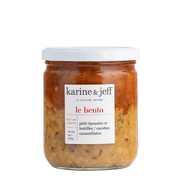 Bento bio d'automne (petit épeautre, lentilles et carottes caramélisées) - 330 g
