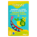 Sardines entières à l'huile d'olive et citron bio - 120 g
