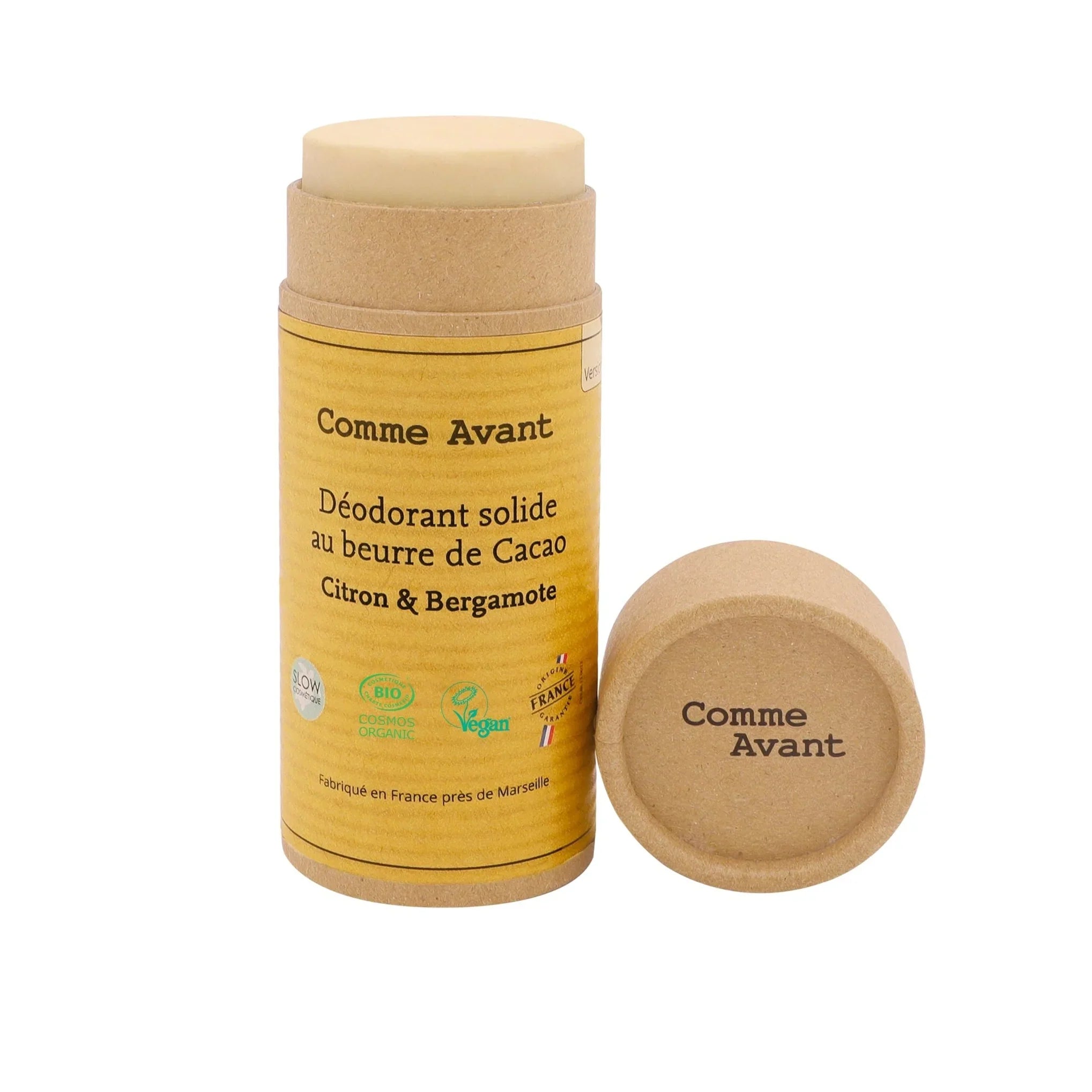 Déodorant solide au beurre de cacao citron et bergamote - 60 g
