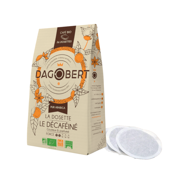 Dosettes décaféiné  100% arabica, bio et équitable - dosette - x36