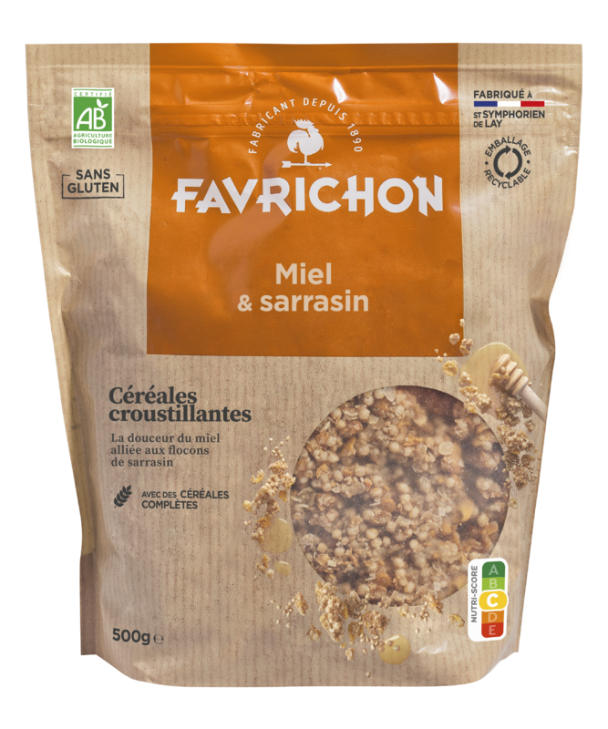 Céréales croustillantes miel & sarrasin - 500 g