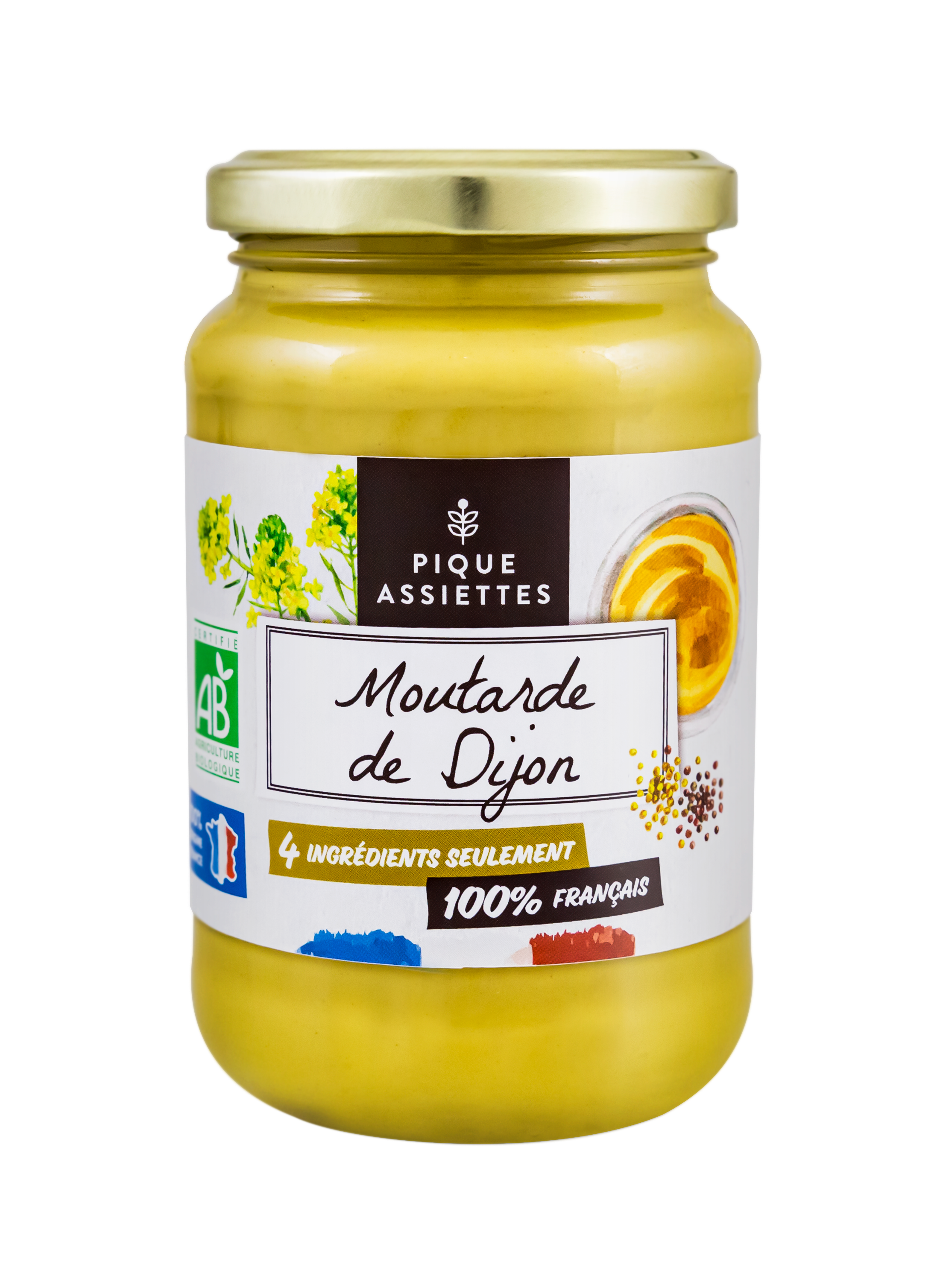 Moutarde de dijon bio - 350 g