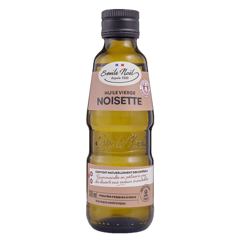Huile vierge de noisette bio équitable - 250 ml