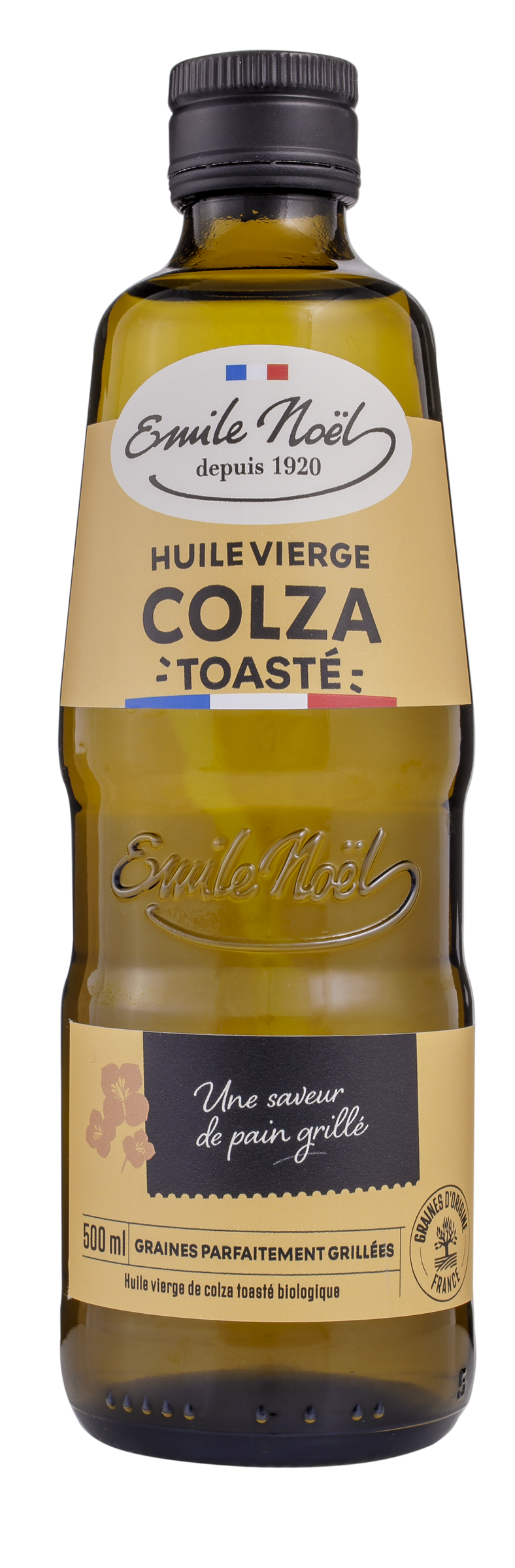 Huile vierge de colza france toasté bio - 500 ml
