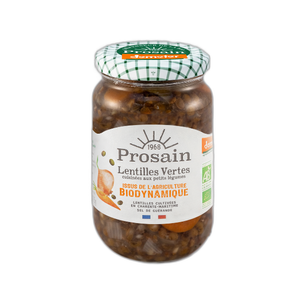 Lentilles vertes demeter cuisinées aux petits légumes - 330  g