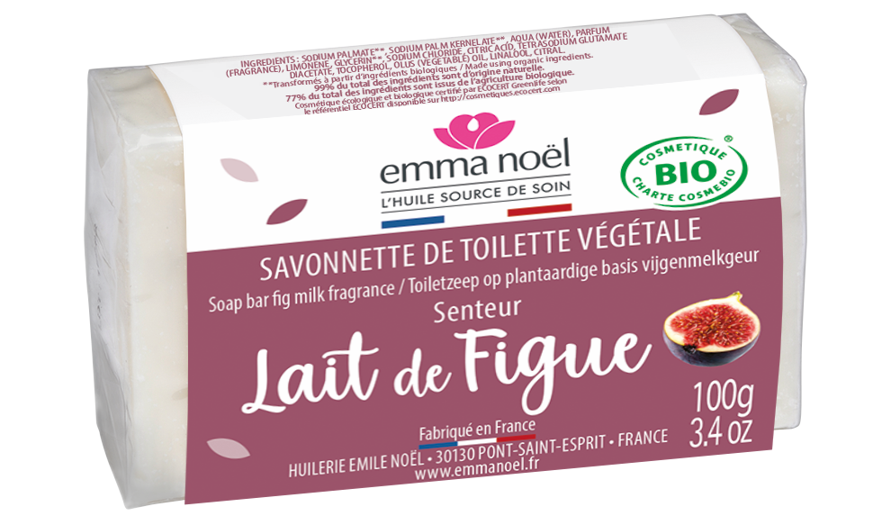 Savonnette lait de figue bio - 100 g