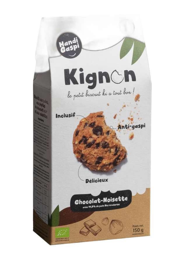 Biscuits chocolat noisettes bio (anti gaspi) - 150 g