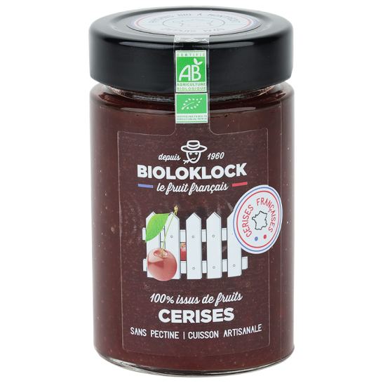 100% issus de fruit cerises bio - 210 g