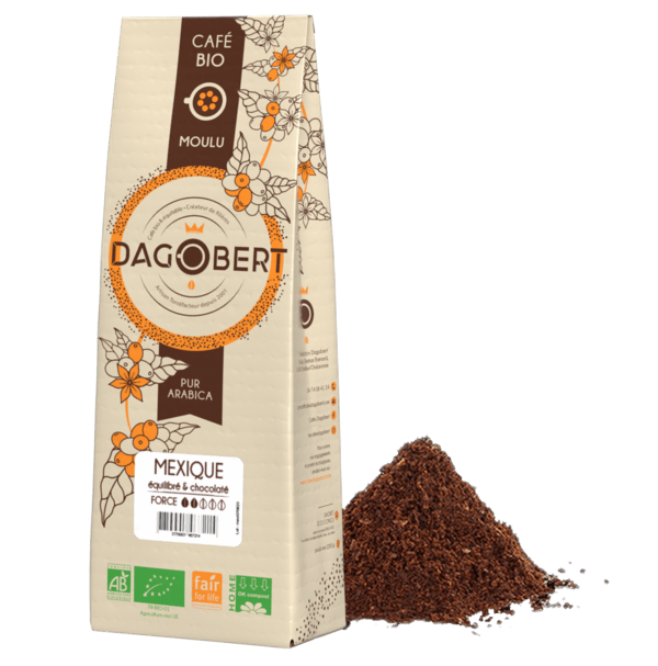 Mexique 100 % arabica, bio, √©quitable moulu - 1 Kg