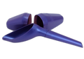 Pisse-debout réutilisable et compact violet nacré