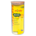 Bocal verre couvercle bois - 1 L