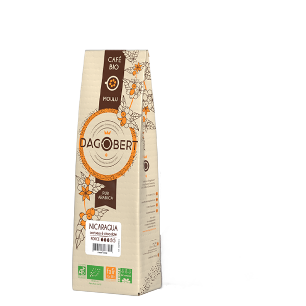 Nicaragua 100% arabica, bio et √©quitable - moulu/filtre - 500 g