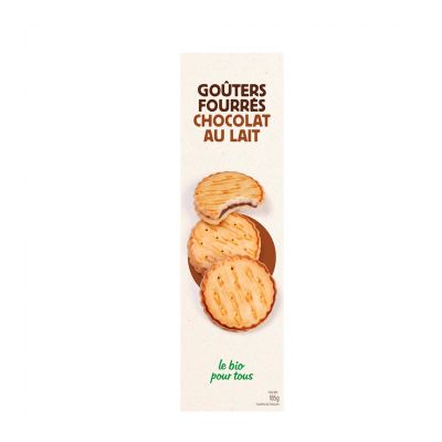 Gouters fourré rond chocolat lait origine france - 185 g