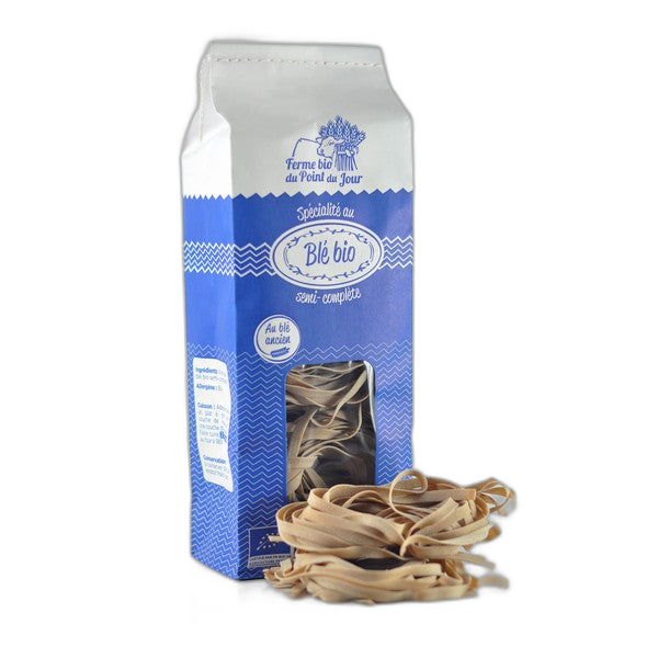 Tagliatelle en nids blé ancien semi complet bio - 350 g