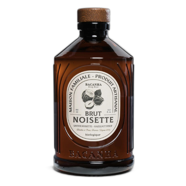 Sirop noisette brut bio - 400 ml