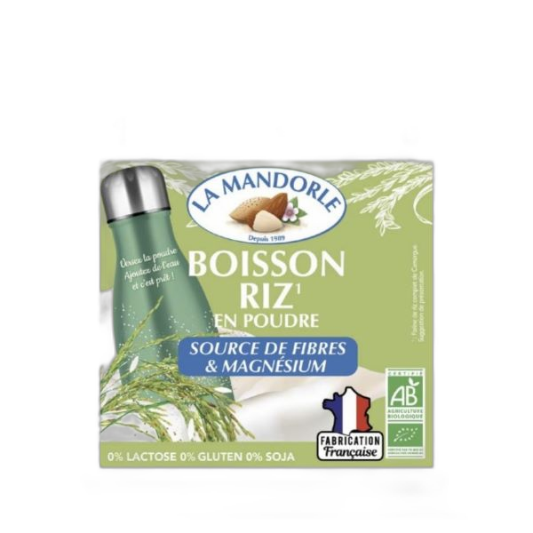 Boisson riz en poudre bio - 80g = 1L