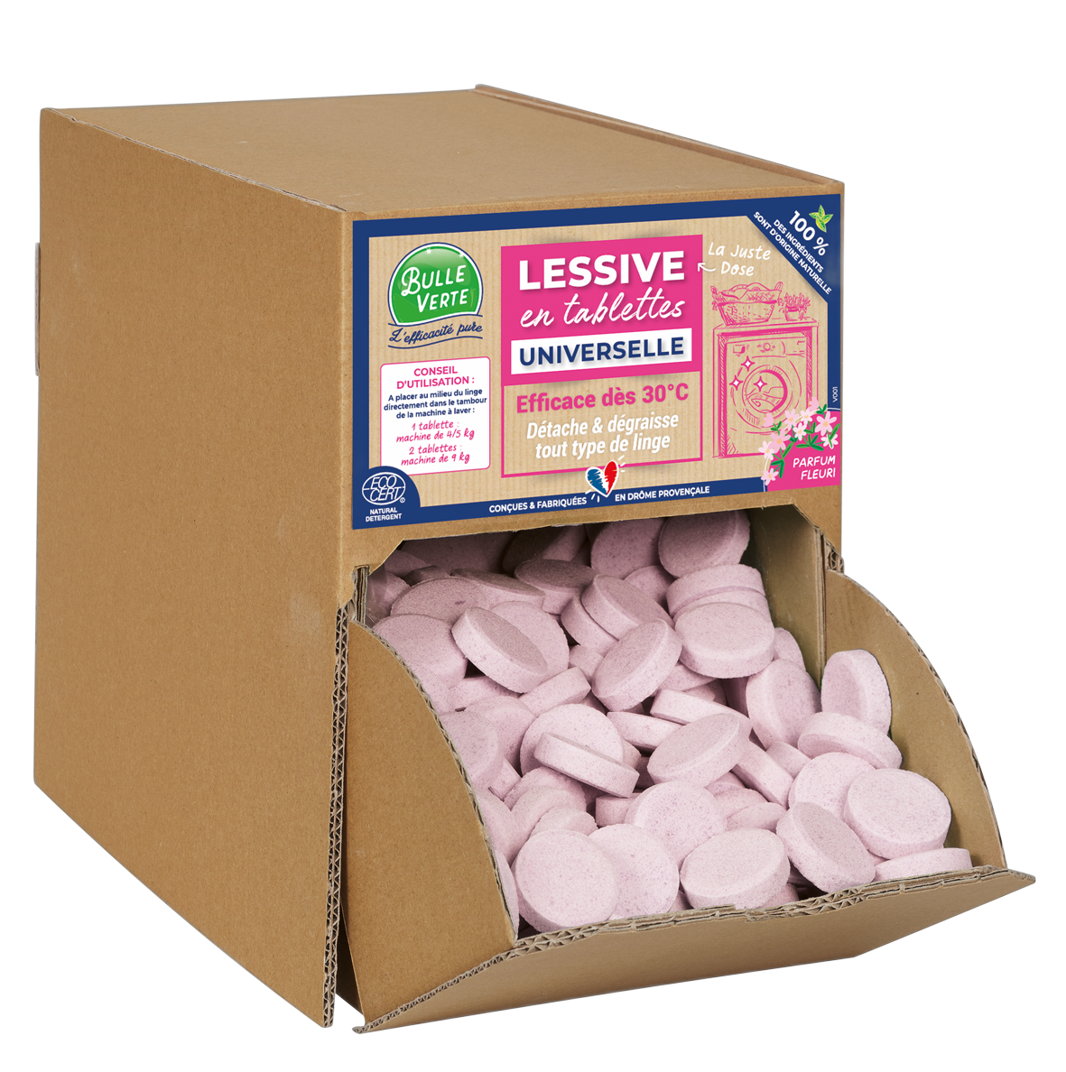 Lessive universelle en tablette Vrac - 571 tablettes