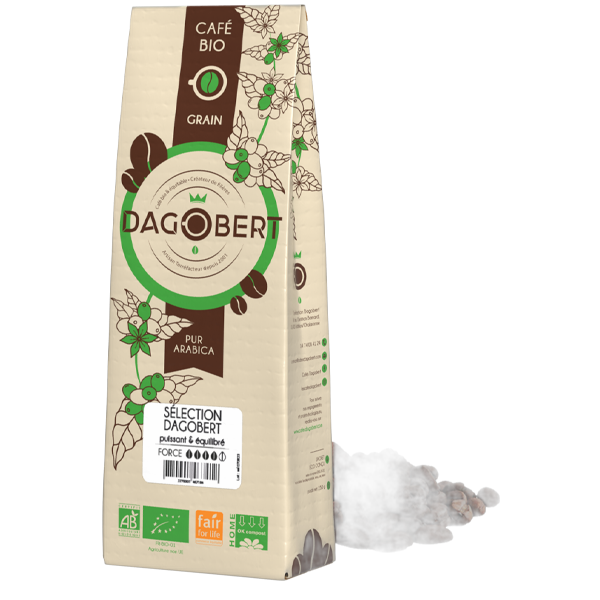 Mélange sélection 100% arabica bio fairtrade - grains - 1 kg
