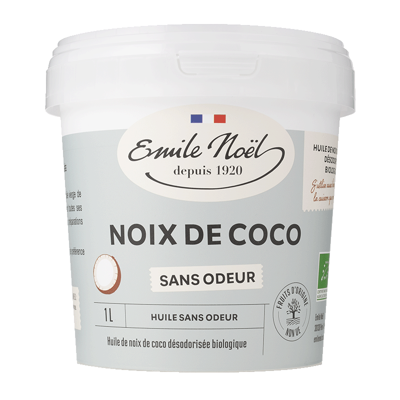 Huile de coco désodorisée bio - 1 l