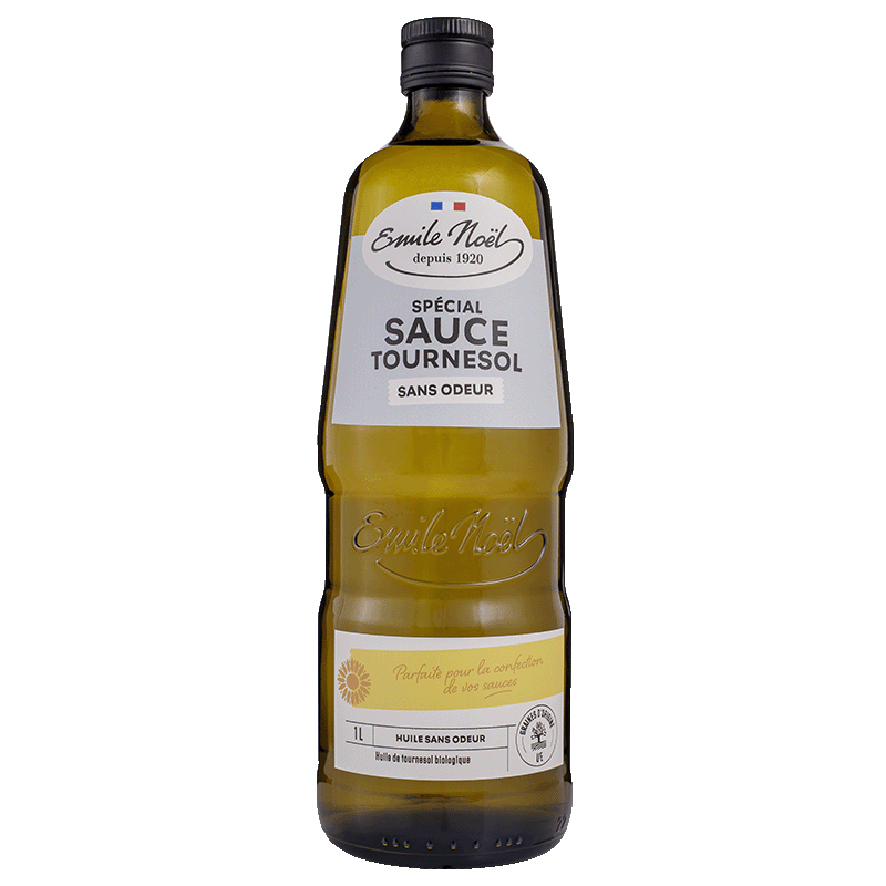 Huile de tournesol spéciale sauce bio - 1 l