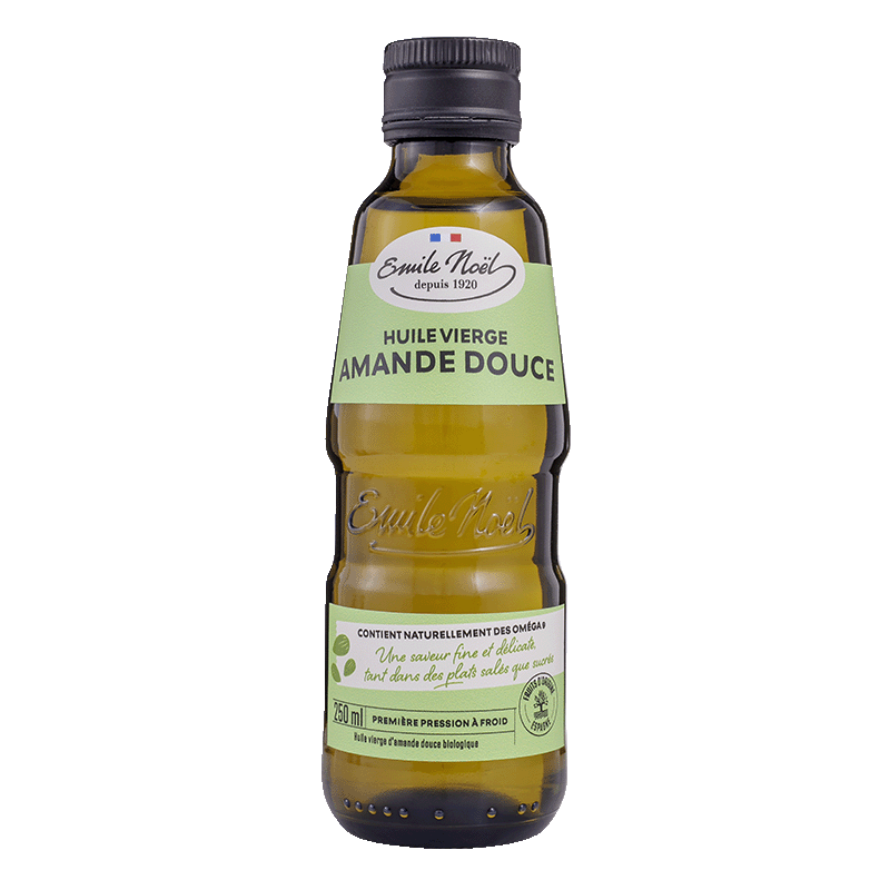 Huile vierge d'amande douce bio - 250 ml