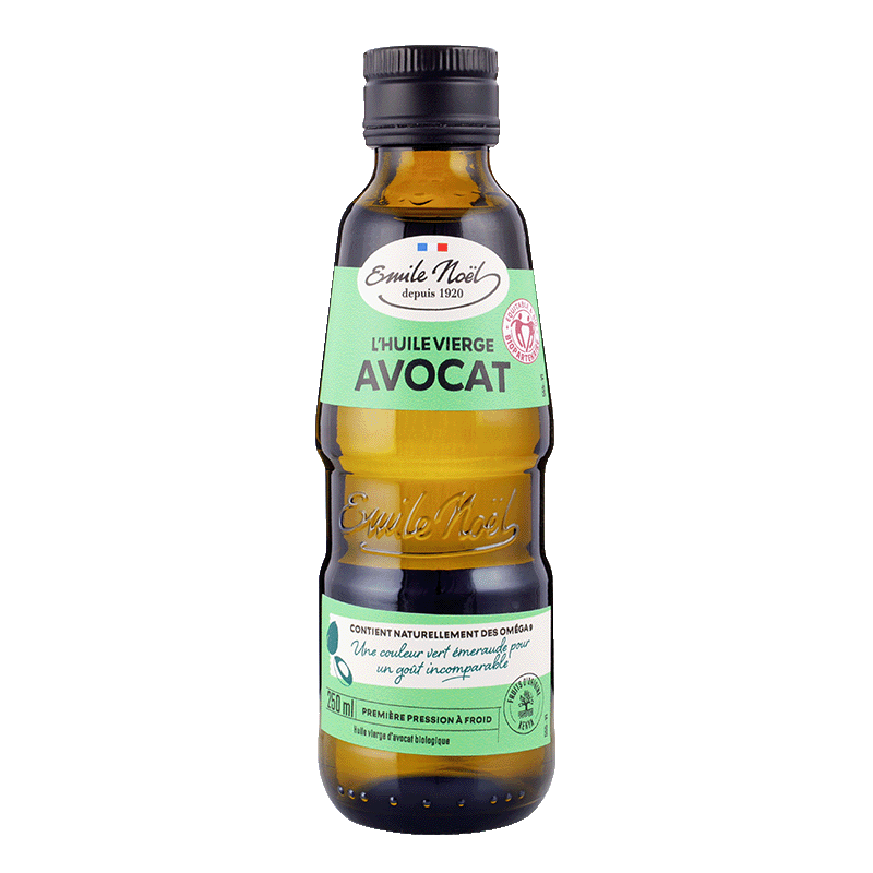 Huile vierge d'avocat bio équitable - 250 ml