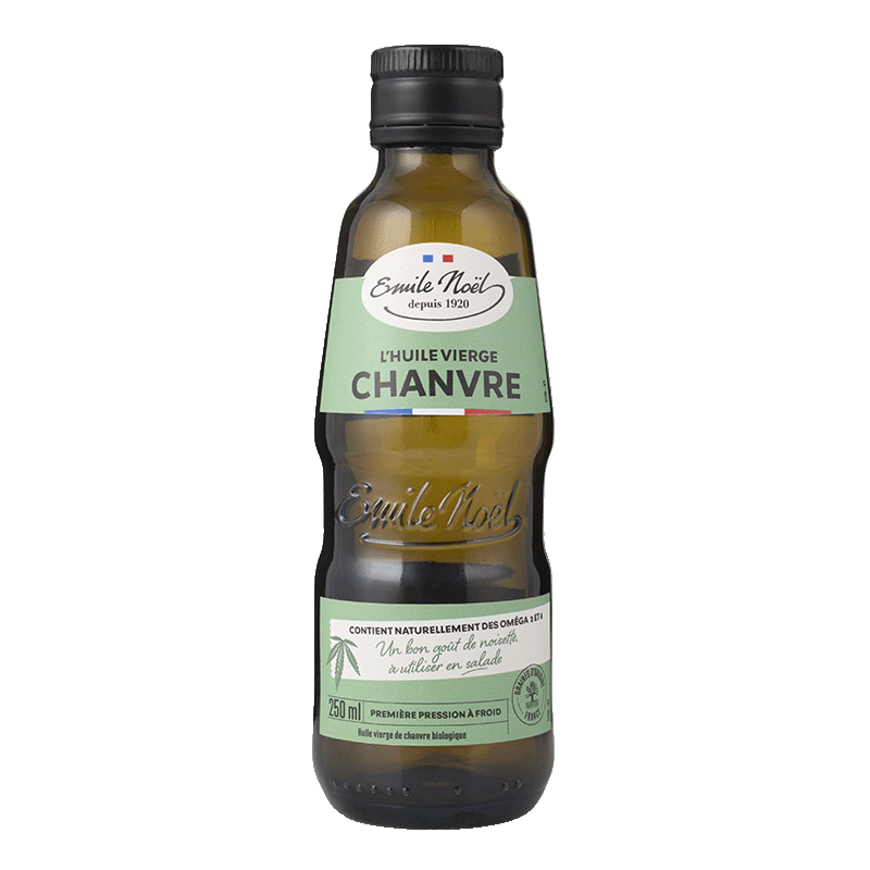 Huile vierge de chanvre France bio - 250 ml
