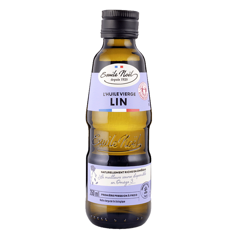Huile vierge de lin France bio - 250 ml