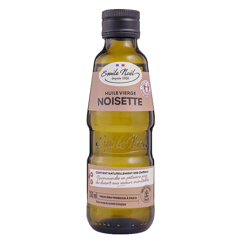 Huile vierge de noisette bio équitable - 250 ml