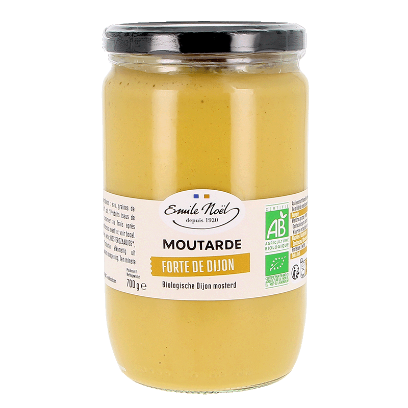 Moutarde forte de dijon bio - 700 g