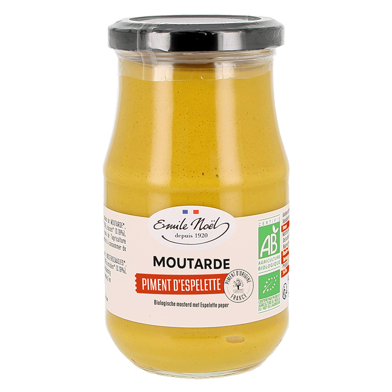 Moutarde aux piments d'espelette - 200 g