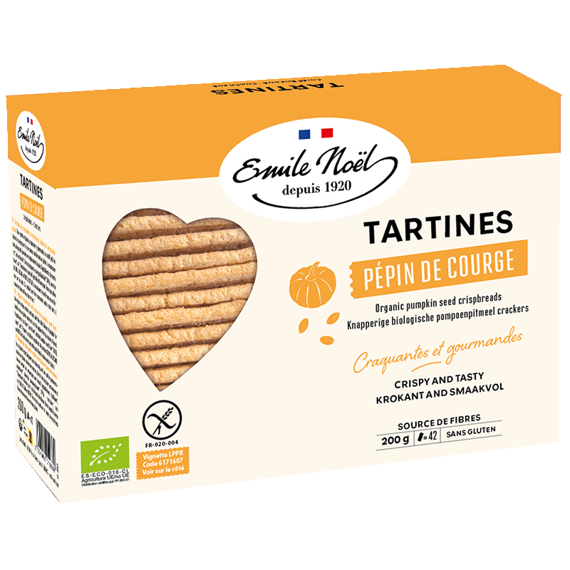 Tartines sans gluten courge bio - 200 g