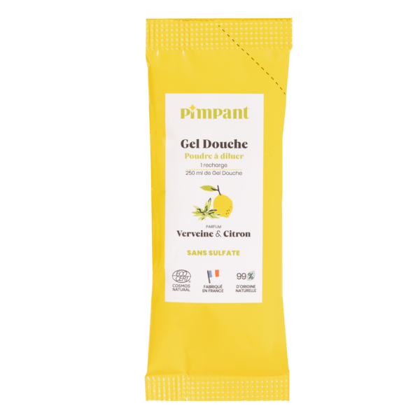 Gel douche verveine citronnée à diluer (recharge) - 25 g