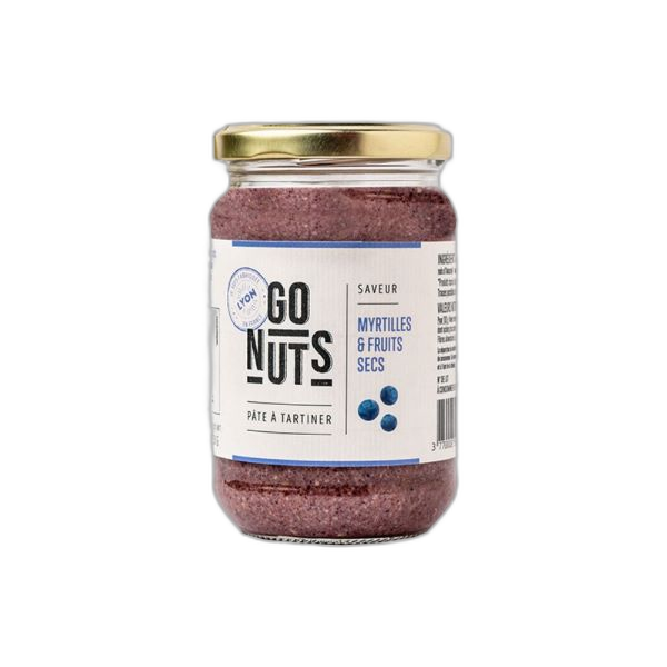 Pâte à tartiner saveur myrtilles bio - 270 g