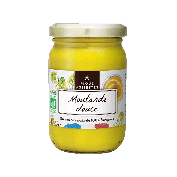 Moutarde douce bio 100% graines françaises bio - 200 g