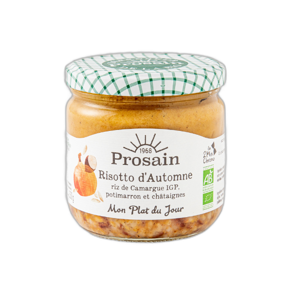 Risotto d'automne au potimarron et aux chataîgnes bio - 350 g