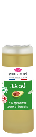 Huile vierge d'avocat bio - 50 mL