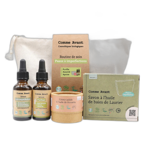Routine de soin anti-imperfections - 4 produits