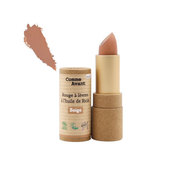 Rouge à lèvres à l'huile de ricin (beige)