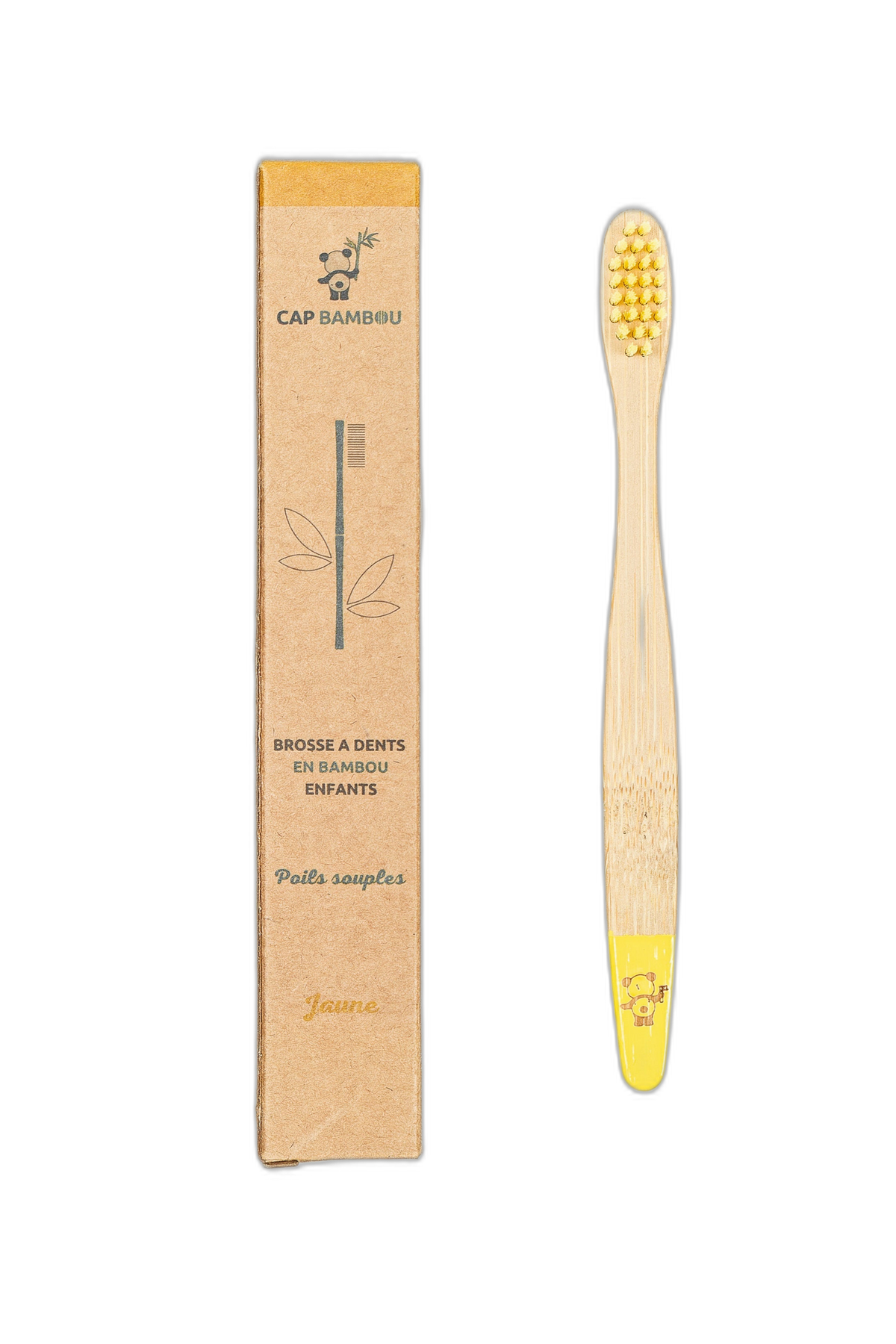 Brosse à dents enfant jaune