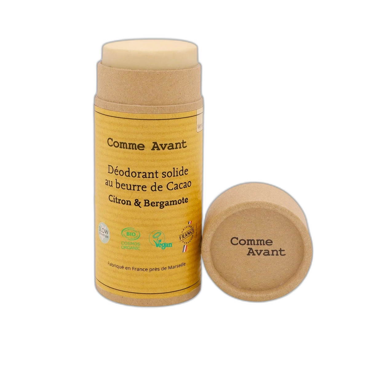 Déodorant solide au beurre de cacao citron et bergamote - 60 g