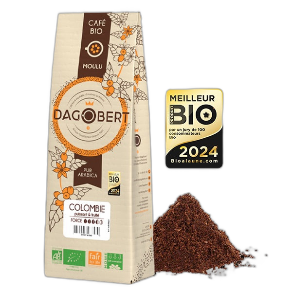Colombie 100% arabica, bio et √©quitable - moulu - 1 Kg