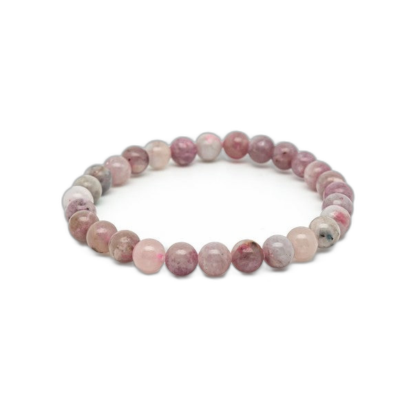 Bracelet adaptation tourmaline rose