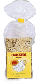 Crackers 3 graines origine pays-bas - 200 g