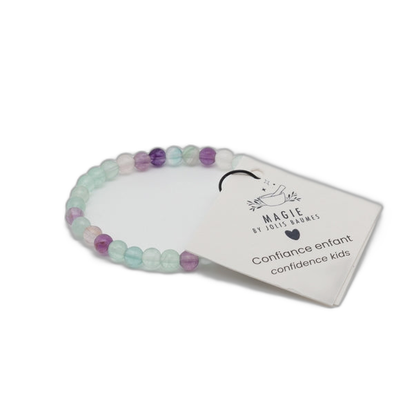 Bracelet enfant confiance fluorite