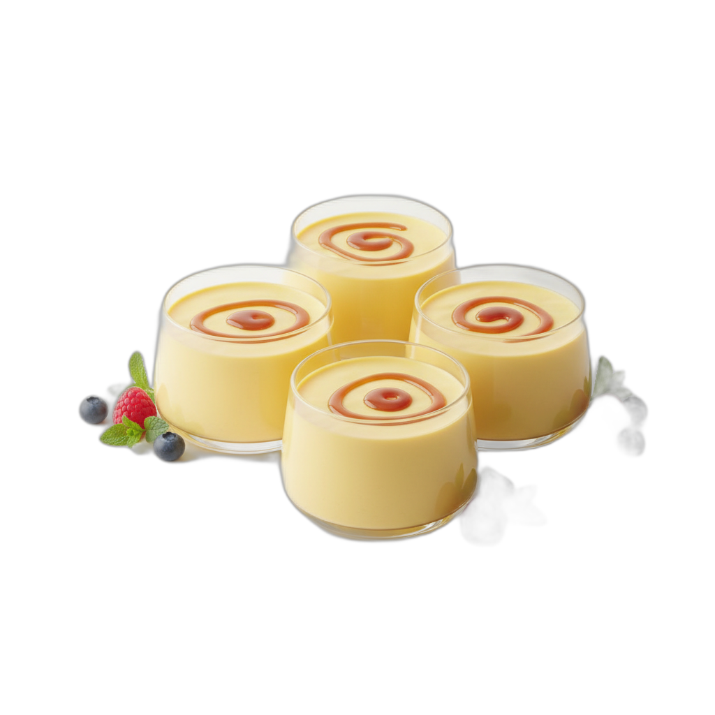 FLAN AUX OEUFS S/SUCRE (4 PARTS)