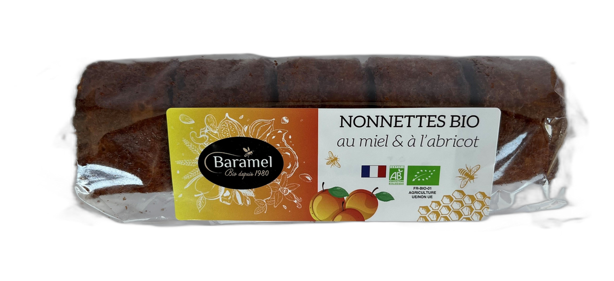 Nonnettes bio à l'abricot - 160g (5 pièces)
